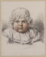 Z 028
<br/>
Portretstudie van een baby
<br/>
<em>Daiwaille, Jean Augustin (1786-1850)</em>